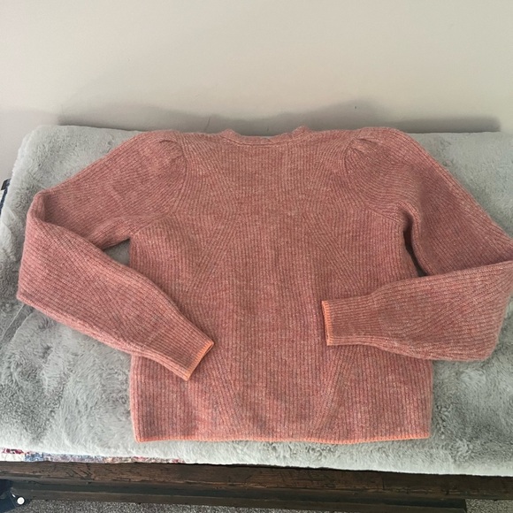 Scotch & Soda Women's Pink Cardigan Sweater V-Neck size small wool and alpaca - Picture 7 of 11